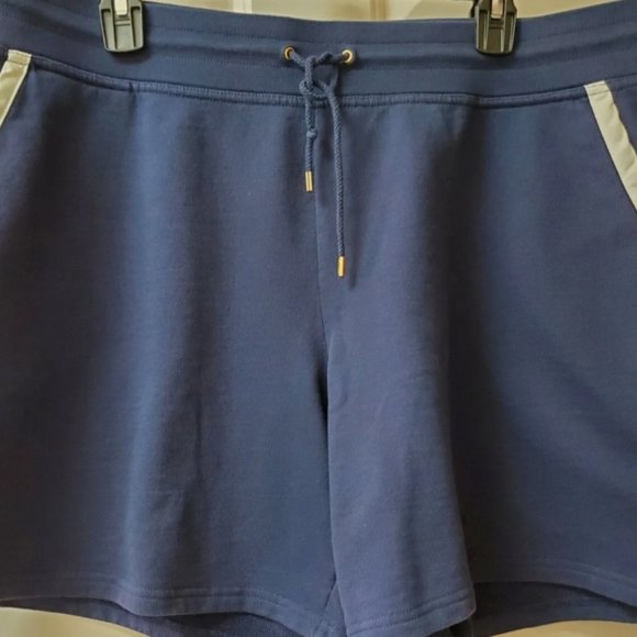 Ralph Lauren Navy Terry Knit Shorts - Picture 1 of 6